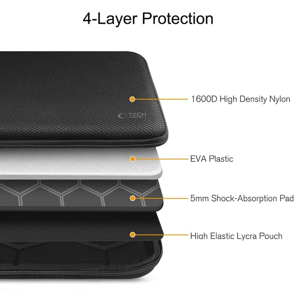 TECH-PROTECT ΣΚΛΗΡΗ ΘΗΚΗ LAPTOP 13-14 ΜΑΥΡΟ/ΜΑΥΡΟ - Image 8