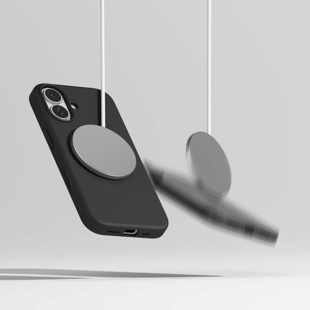 Ringke SILICONE MAGNETIC MAGSAFE - θήκη για Apple iPhone 17 - Μαύρο - Image 8