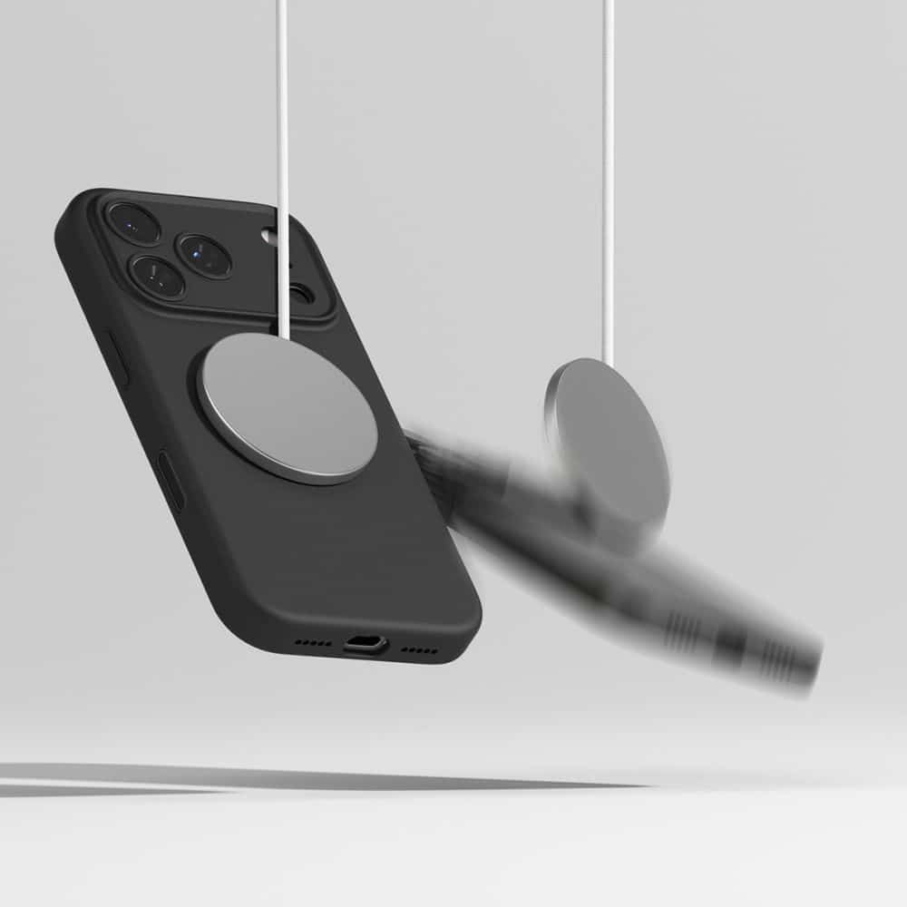 Ringke SILICONE MAGNETIC MAGSAFE - θήκη για Apple iPhone 17 Pro - Μαύρο - Image 8