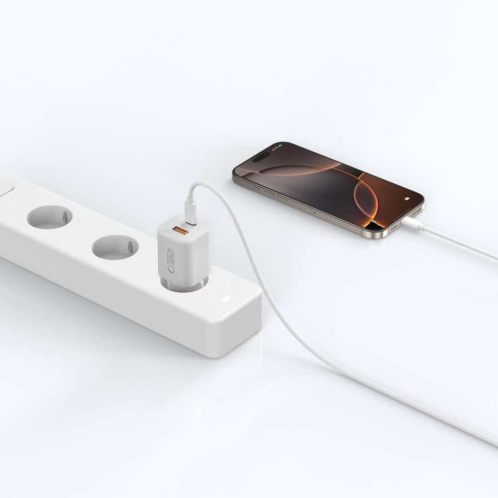 Tech-Protect NCM33 Φορτιστής 2 Θυρών PD 33W/QC 3.0 Λευκός - Image 8