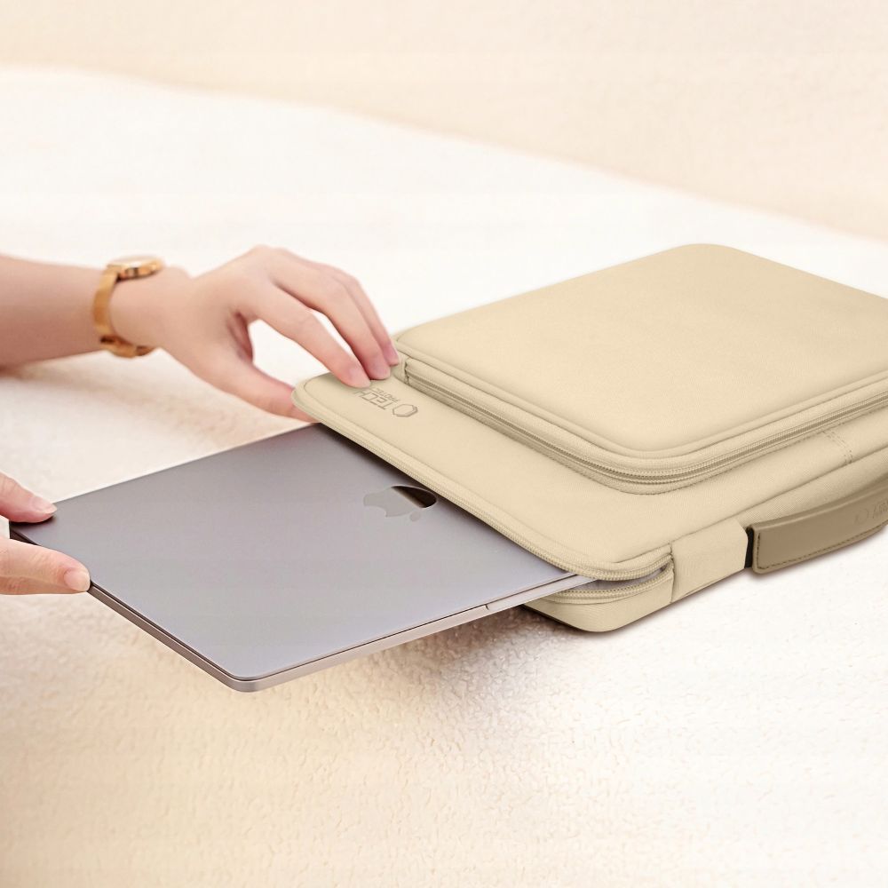 Tech-Protect Τσάντα Laptop 15-16" Desert Μπεζ - Image 8