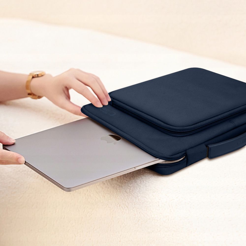 Tech-Protect τσάντα για laptop 13-14 μπλε ναυτικό - Image 8
