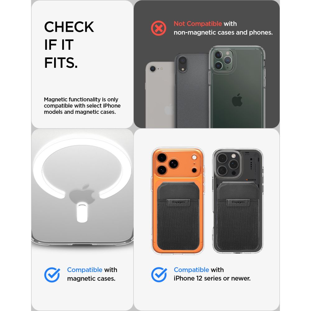 SPIGEN S314-4 Πορτοφόλι Τρίποδου Λεπτό, Πτυσσόμενο, Μαύρο - Image 8