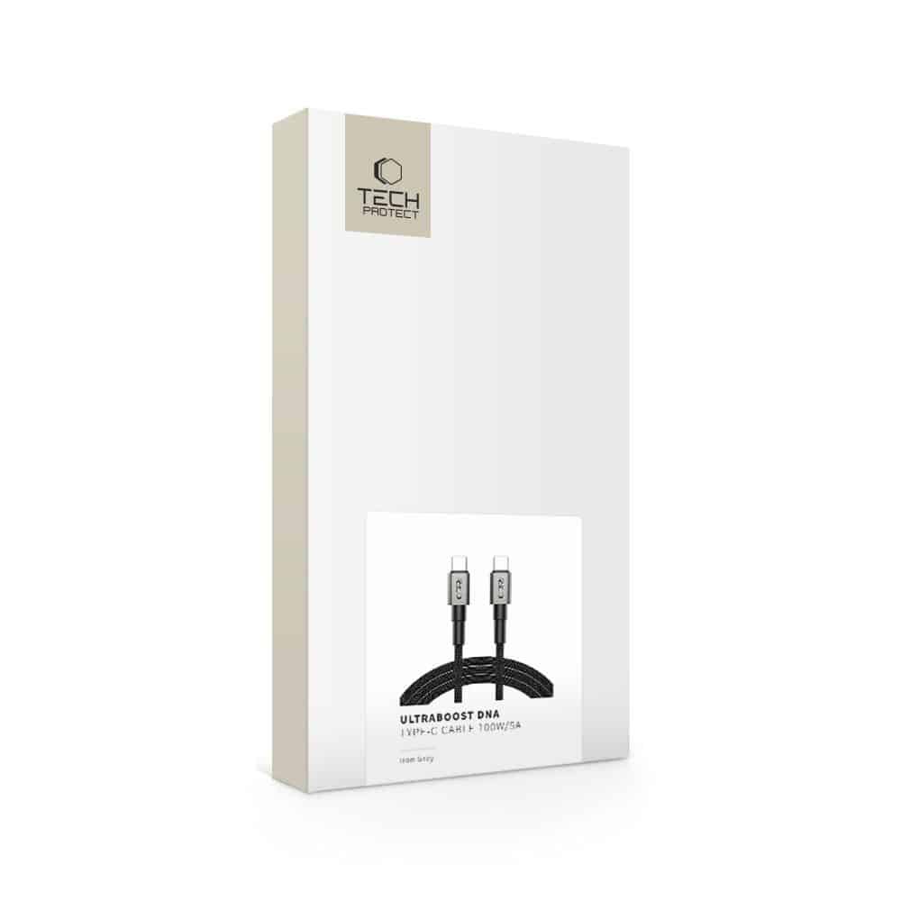 Καλώδιο Tech-Protect Ultraboost DNA Type-C PD 100W/5A 200cm Γκρι - Image 8