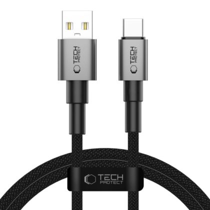 ΚΑΛΩΔΙΟ TECH-PROTECT ULTRABOOST DNA TYPE-C 15W/3A 100CM ΓΚΡΙ ΣΙΔΗΡΟΥ