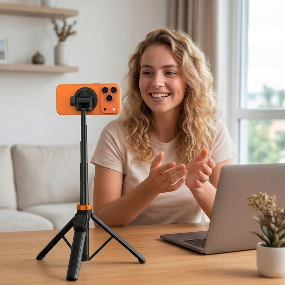 TECH-PROTECT L03S MAGSAFE BLUETOOTH SELFIE STICK ΤΡΙΠΟΔΟ ΜΑΥΡΟ - Image 8