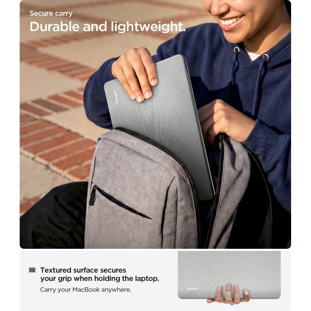 Spigen Urban Fit για MacBook Air 15 M2-M5 (2023-2026) - Χρώμα Γκρι - Image 7