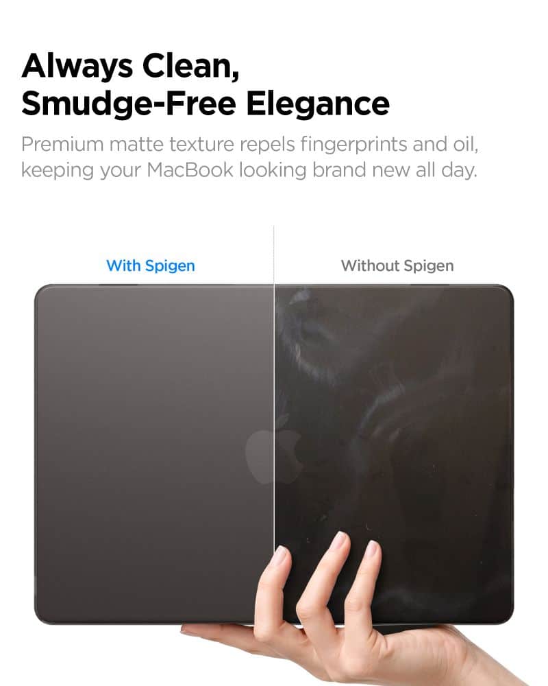 SPIGEN AIRSKIN MACBOOK AIR 13 M2-M5 2023-2026 ΜΑΥΡΟ ΜΕ ΠΑΓΕΤΟ - Image 7