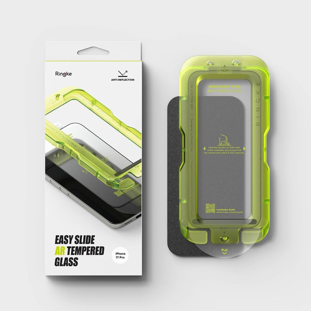 RINGKE EASY SLIDE ΠΡΟΣΤΑΣΙΑ ΟΘΟΝΗΣ ΓΙΑ IPHONE 17 PRO ΜΑΥΡΟ - Image 7