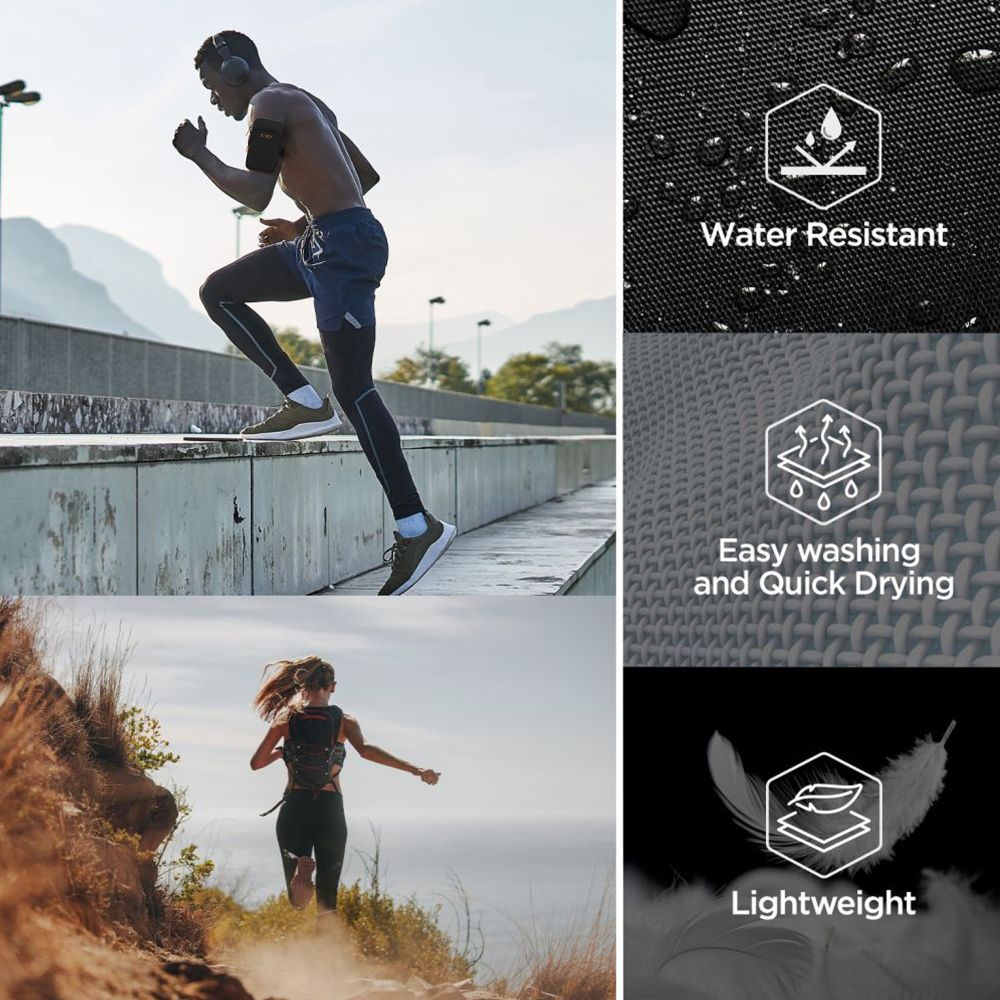 TECH-PROTECT M7 UNIVERSAL SPORT ΤΣΑΝΤΑΚΙ ΜΠΡΑΤΣΟΥ ΜΑΥΡΟ/ΠΟΡΤΟΚΑΛΙ - Image 9
