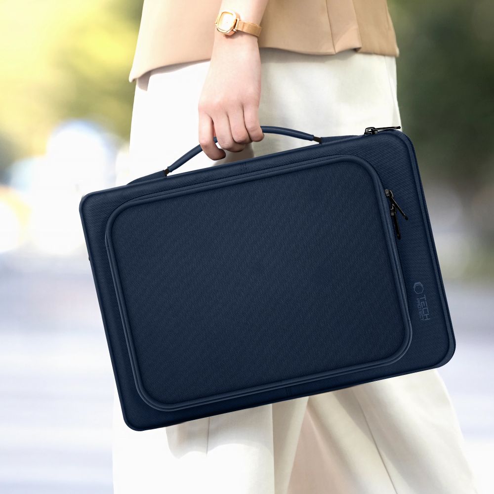 Tech-Protect Τσάντα Laptop 15-16" Μπλε Ναυτικό - Image 9