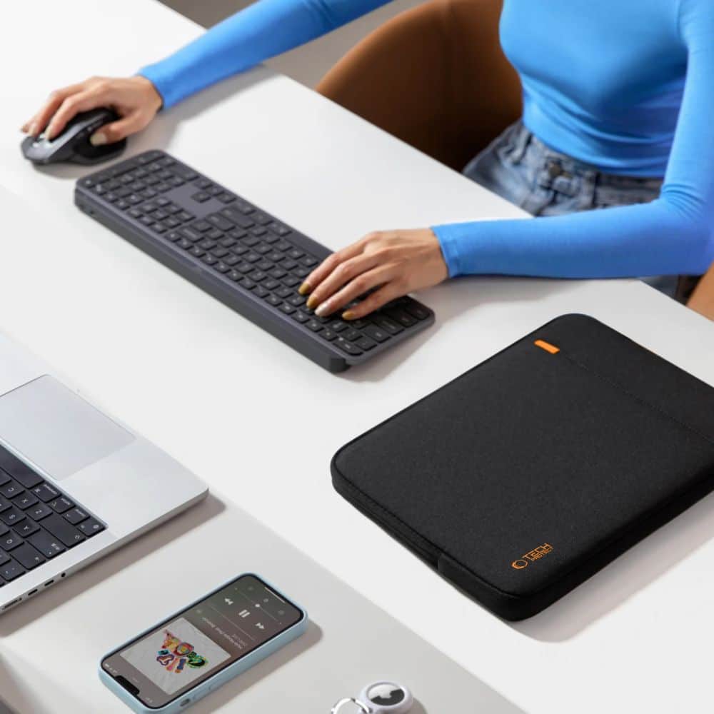 Tech-Protect Θήκη Defender για Laptop 13-14 Μαύρη - Image 9
