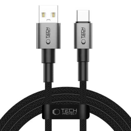 ΚΑΛΩΔΙΟ TECH-PROTECT ULTRABOOST DNA TYPE-C 15W/3A 200CM ΓΚΡΙ ΣΙΔΗΡΟΥ