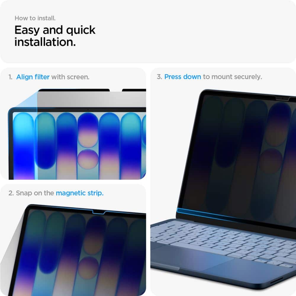 SPIGEN SAFE VIEW ΜΕΜΒΡΑΝΗ ΠΡΟΣΤΑΣΙΑΣ ΑΠΟΡΡΗΤΟΥ ΓΙΑ MACBOOK NEO 13 2026 - Image 9