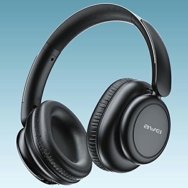 Ακουστικά Bluetooth AWEI A996 Pro ANC Over-Ear, μαύρα - Image 2