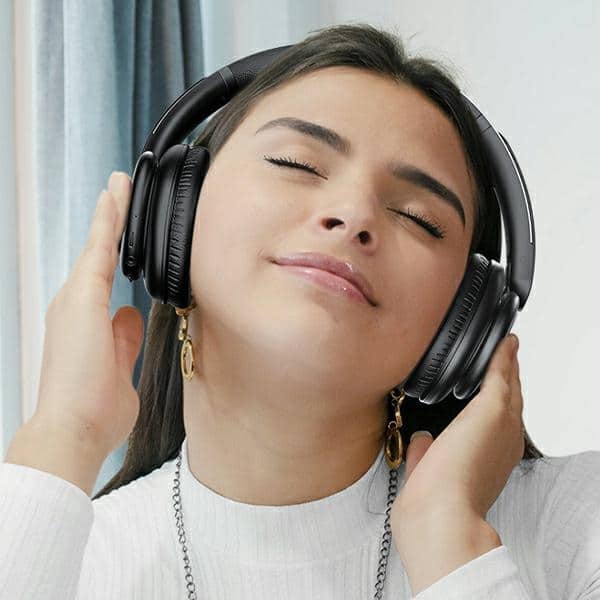 Ακουστικά Bluetooth AWEI A996 Pro ANC Over-Ear, μαύρα - Image 3