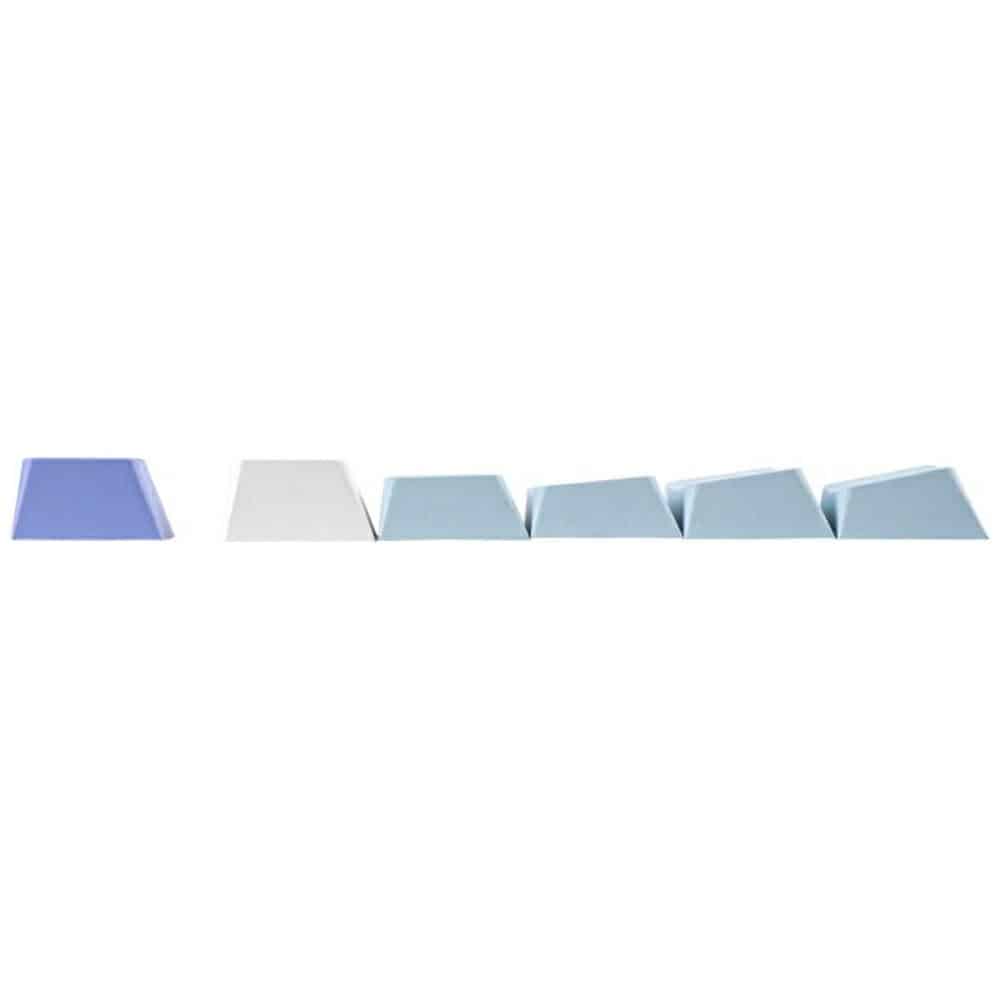 Μηχανικό πληκτρολόγιο Epomaker TH99 Creamy Jade Switch λευκό-μπλε - Image 10