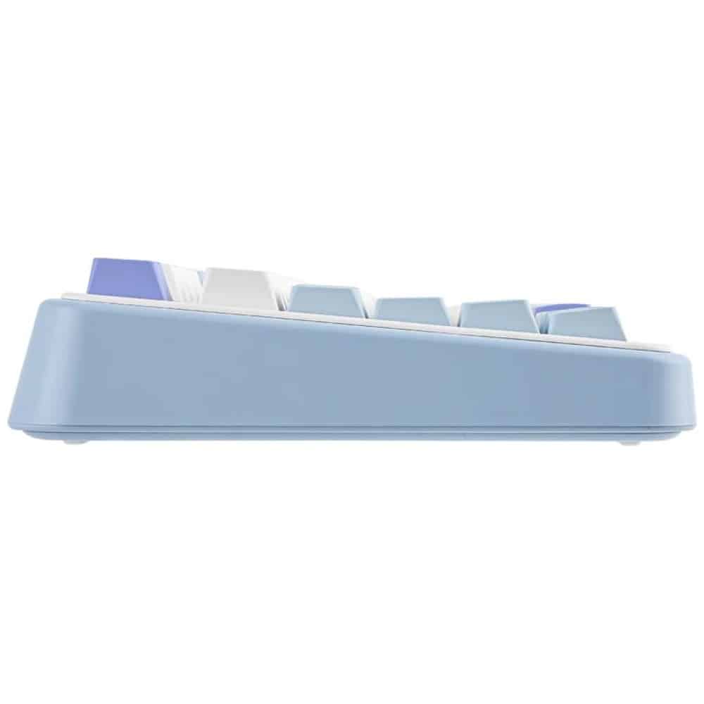 Μηχανικό πληκτρολόγιο Epomaker TH99 Creamy Jade Switch λευκό-μπλε - Image 5