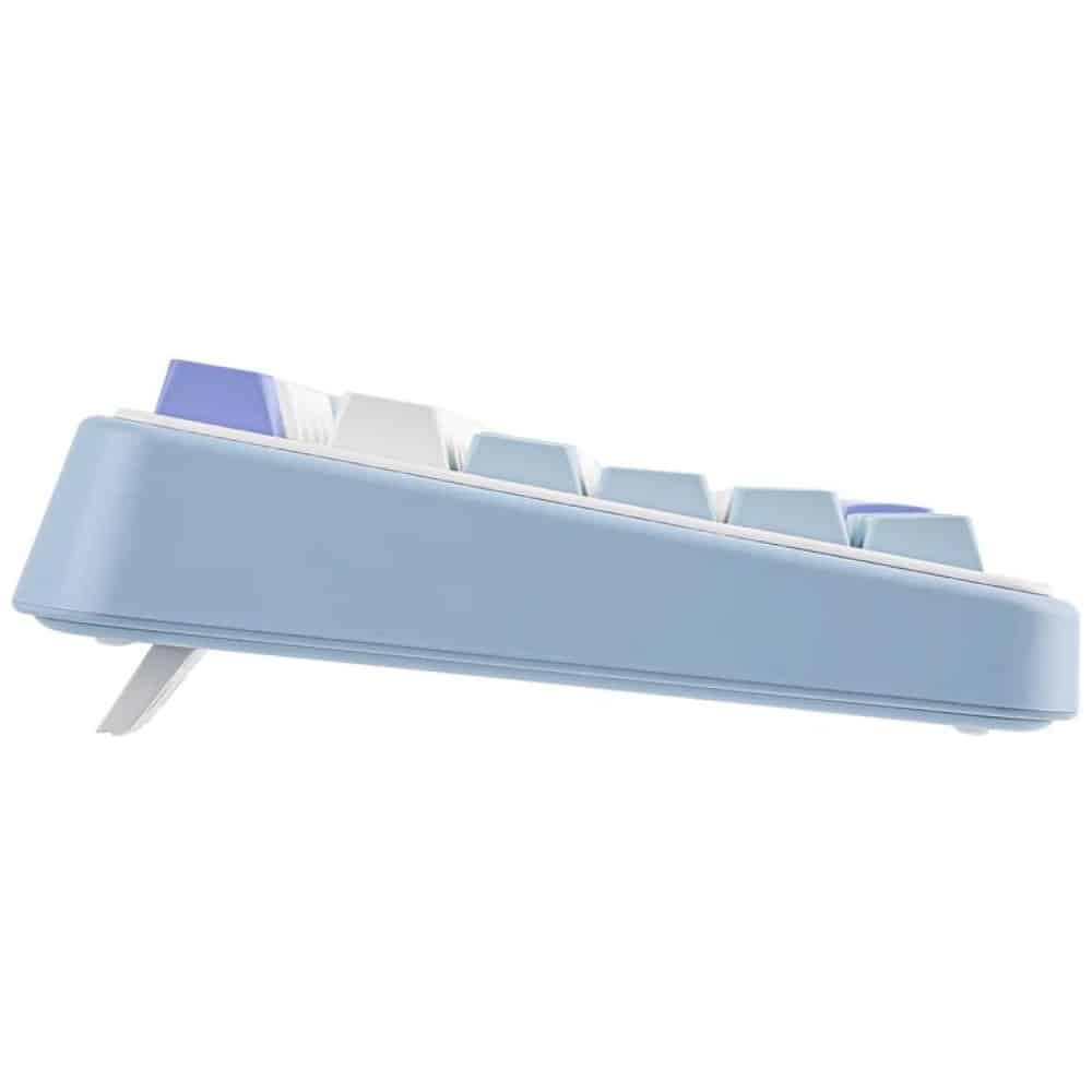 Μηχανικό πληκτρολόγιο Epomaker TH99 Creamy Jade Switch λευκό-μπλε - Image 6