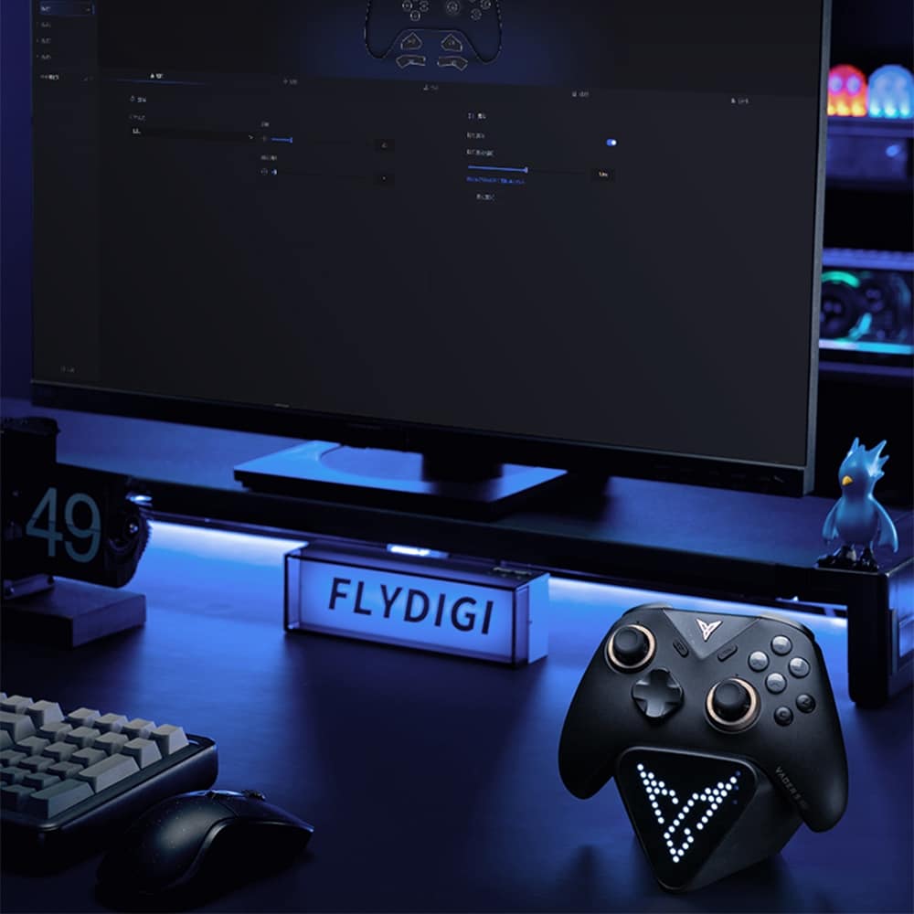 Παγκόσμιο χειριστήριο για παιχνίδια Bluetooth Flydigi VADER 5 PRO μαύρο - Image 5