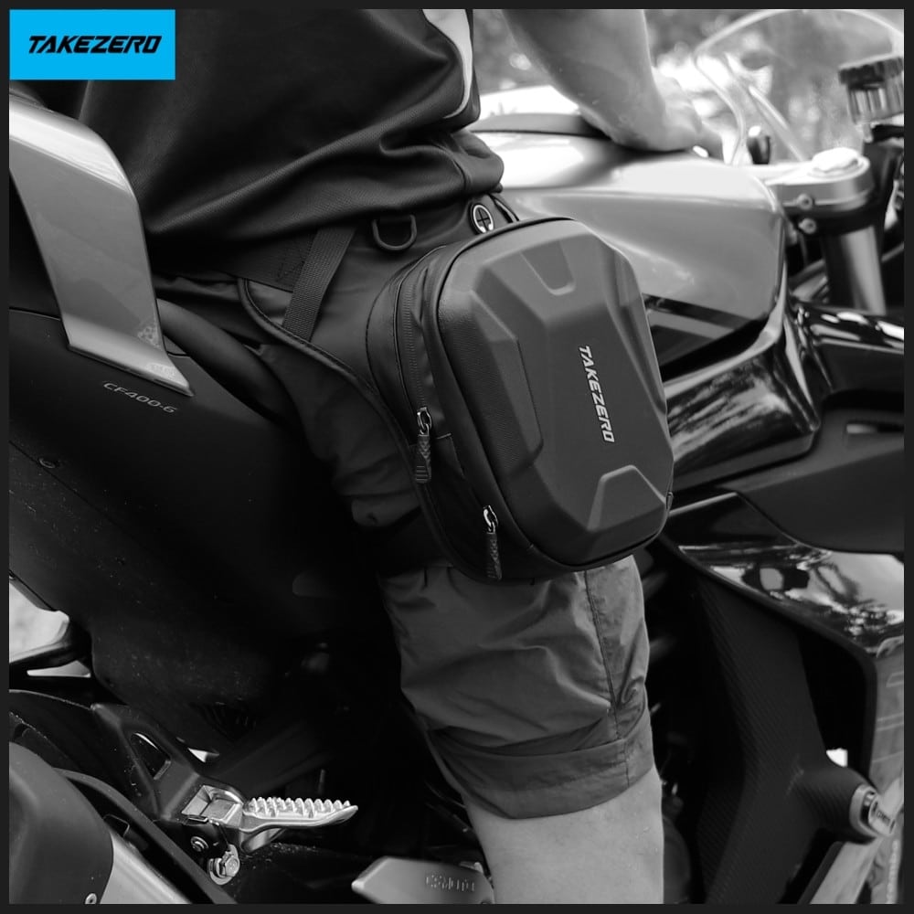 Τσάντα ποδιών μοτοσικλέτας TAKEZERO MTX2 2.5L μαύρη - Image 3