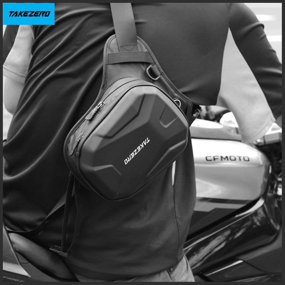 Τσάντα ποδιών μοτοσικλέτας TAKEZERO MTX2 2.5L μαύρη - Image 4