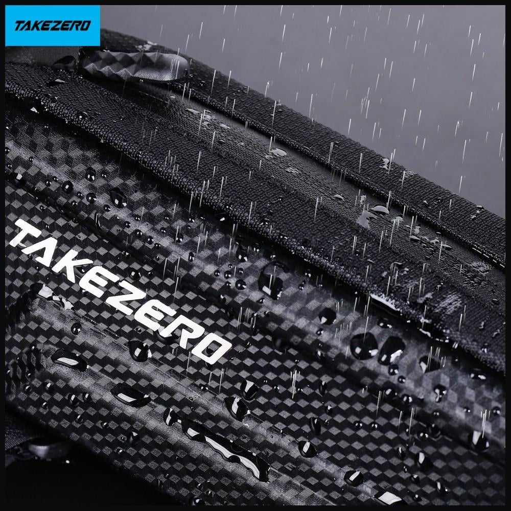 Τσάντα ποδηλάτου TAKEZERO A5 1L Βάση ποδηλάτου μαύρη - Image 5