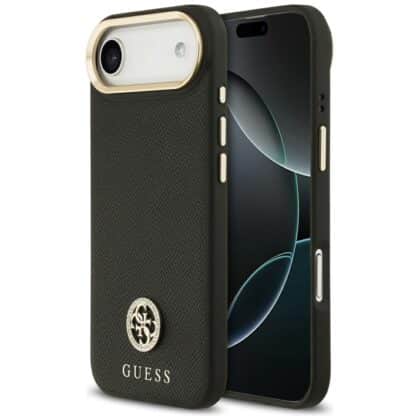 Θήκη Guess με κόκκους Strass και λογότυπο MagSafe για iPhone Air, μαύρη