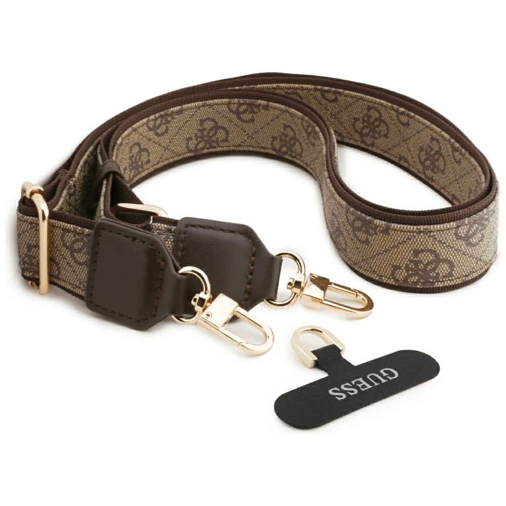 Θήκη Guess 4G Big 4G Classic Logo Big Strap με μεταλλικά κουμπιά για iPhone 17 Pro Max, καφέ - Image 8