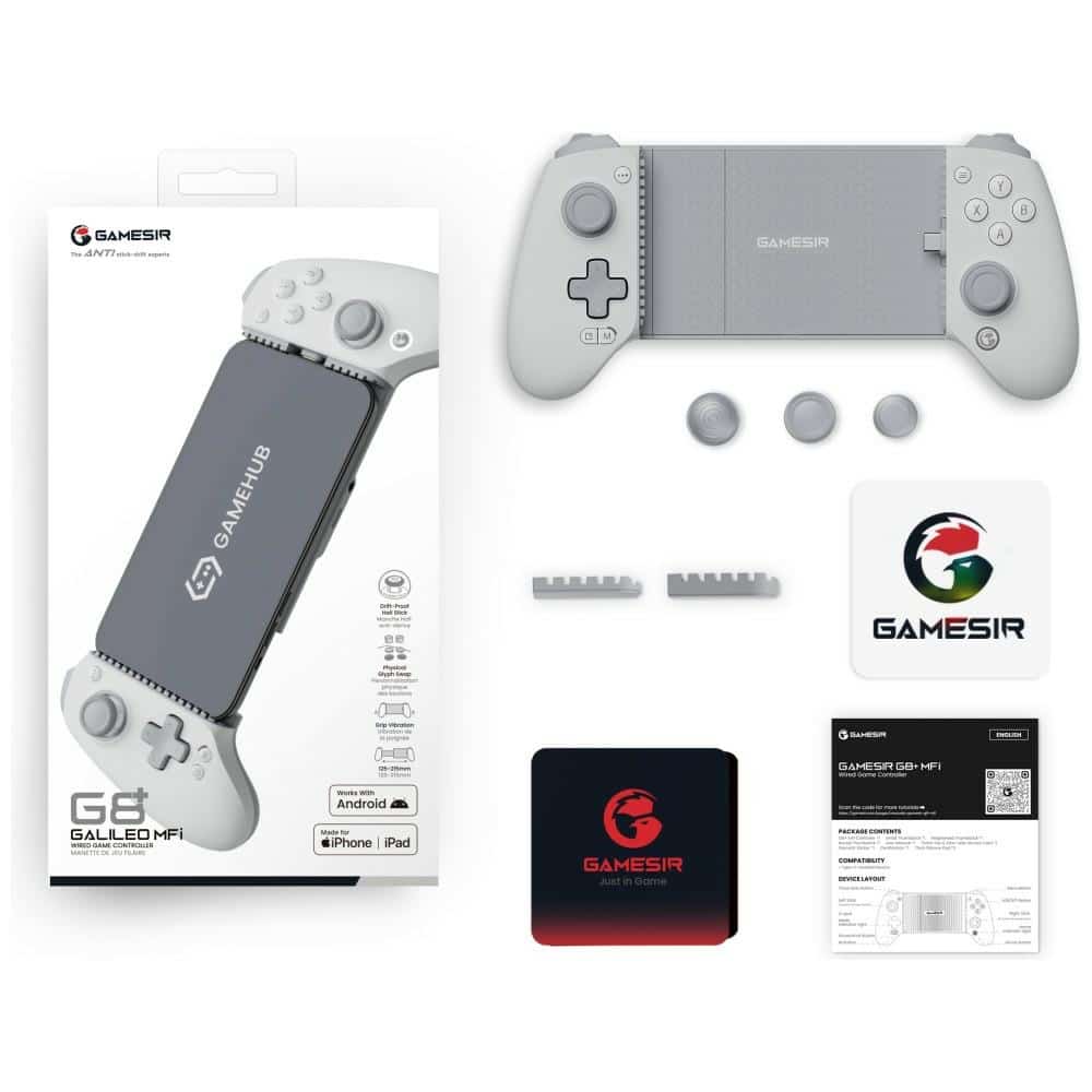 Γενικός ελεγκτής Bluetooth για κινητές συσκευές GameSir G8+ λευκό - Image 9