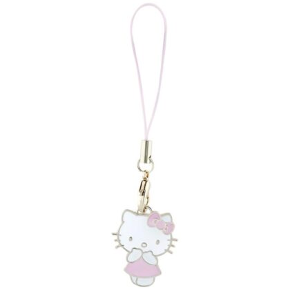 Λουράκι τηλεφώνου Hello Kitty HKCPMKP ροζ με γούρι, χαριτωμένο γατάκι