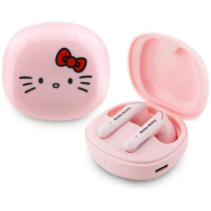 Ακουστικά TWS Hello Kitty O με γυαλιστερό φινίρισμα σε ροζ χρώμα