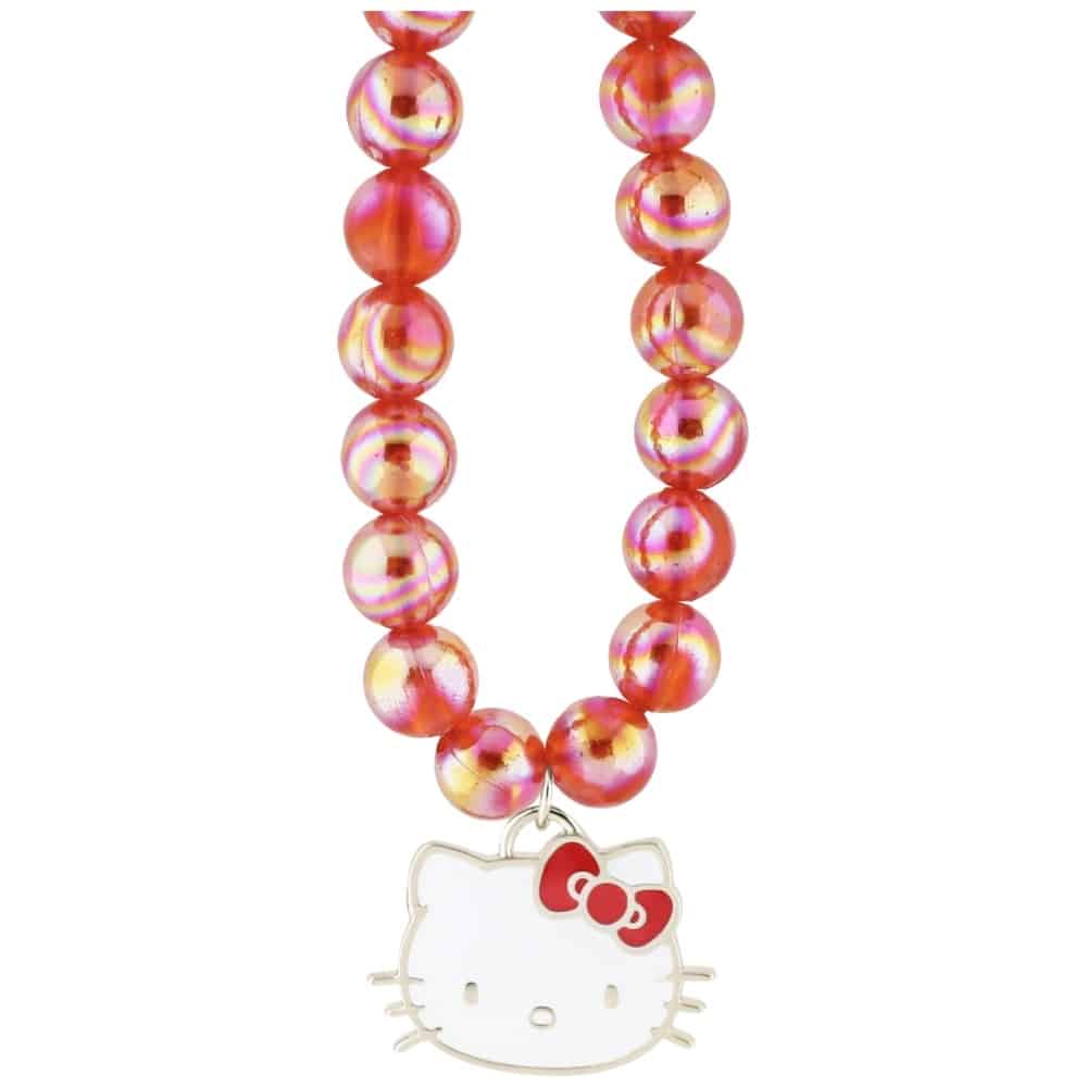 Γούρι για Κινητό με Κεφαλή Γατούλας Hello Kitty Pearls, Κόκκινο - Image 2