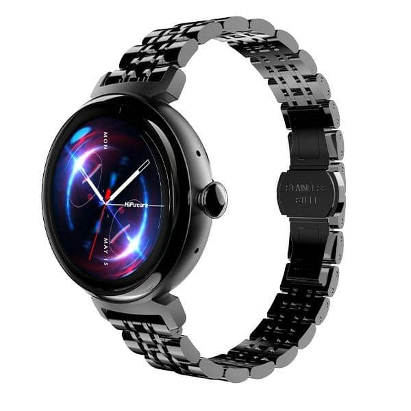 Γυναικείο έξυπνο ρολόι HiFuture Aura μαύρο (HSFUABK) - Image 4