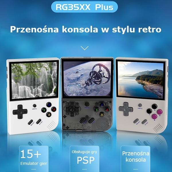 Κονσόλα Anbernic RG35XX Plus ημιδιαφανής μαύρη - Image 4
