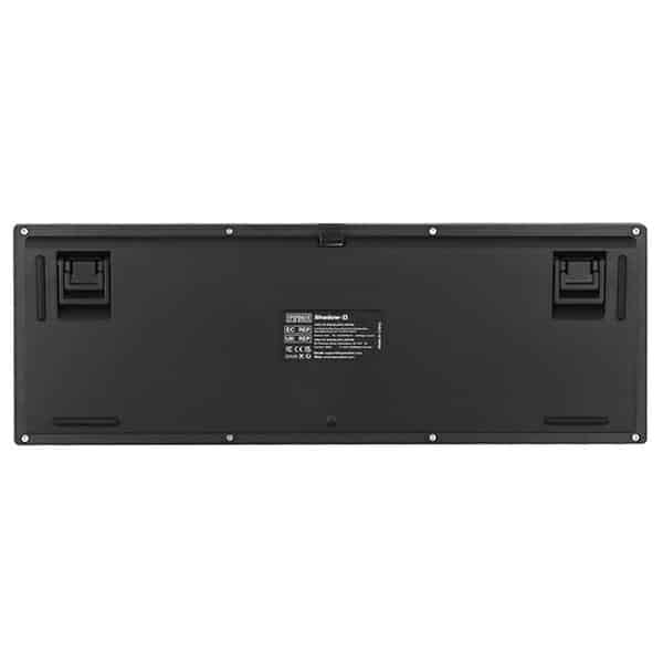 Μηχανικό πληκτρολόγιο Epomaker Shadow-X Flamingo Switch μαύρο-ασημί - Image 4