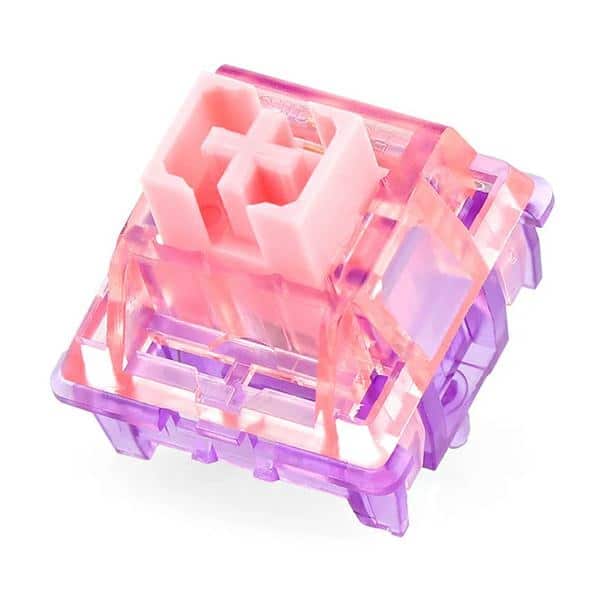 Μηχανικό πληκτρολόγιο Epomaker RT65 Flamingo Switch γκρι-λευκό - Image 7