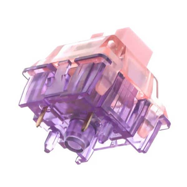 Μηχανικό πληκτρολόγιο Epomaker RT65 Flamingo Switch γκρι-λευκό - Image 8