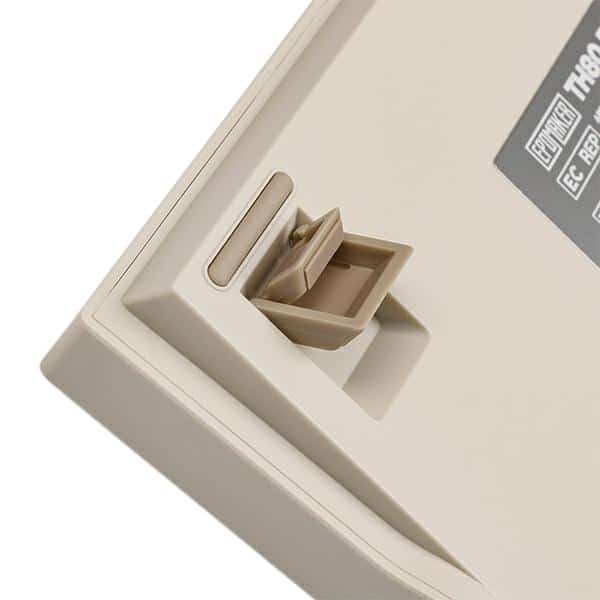 Μηχανικό πληκτρολόγιο Epomaker TH80 Pro V2 Wisteria Linear Switch λευκό - Image 3