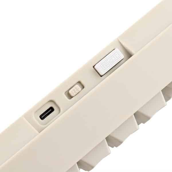 Μηχανικό πληκτρολόγιο Epomaker TH80 Pro V2 Wisteria Linear Switch λευκό - Image 5