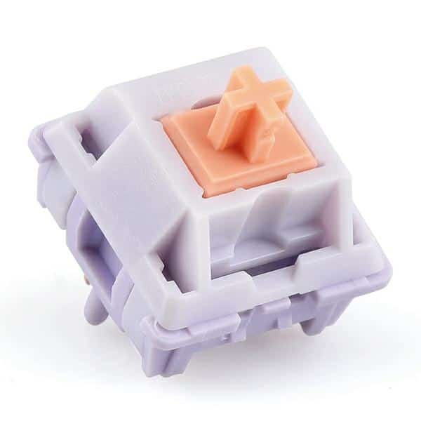 Μηχανικό πληκτρολόγιο Epomaker TH80 Pro V2 Wisteria Linear Switch λευκό - Image 8