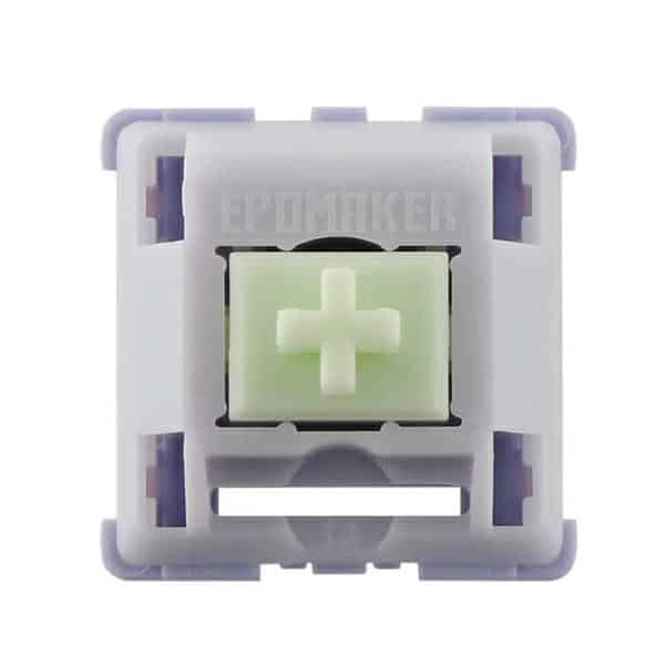 Μηχανικό πληκτρολόγιο Epomaker TH80 Pro V2 Wisteria Linear Switch λευκό - Image 9