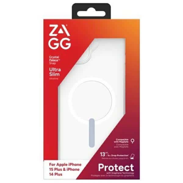 ZAGG Crystal Palace Snap - θήκη για Apple iPhone 14 Plus / 15 - Διάφανο - Image 5