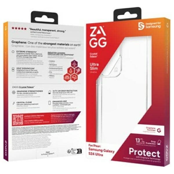 ZAGG Crystal Palace - θήκη για Samsung Galaxy S24 Ultra - Διάφανο - Image 3