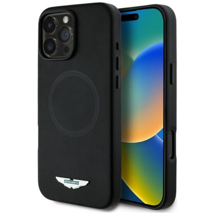 Aston Martin HC FW Logo - θήκη για Apple iPhone 16 Pro - Μαύρο