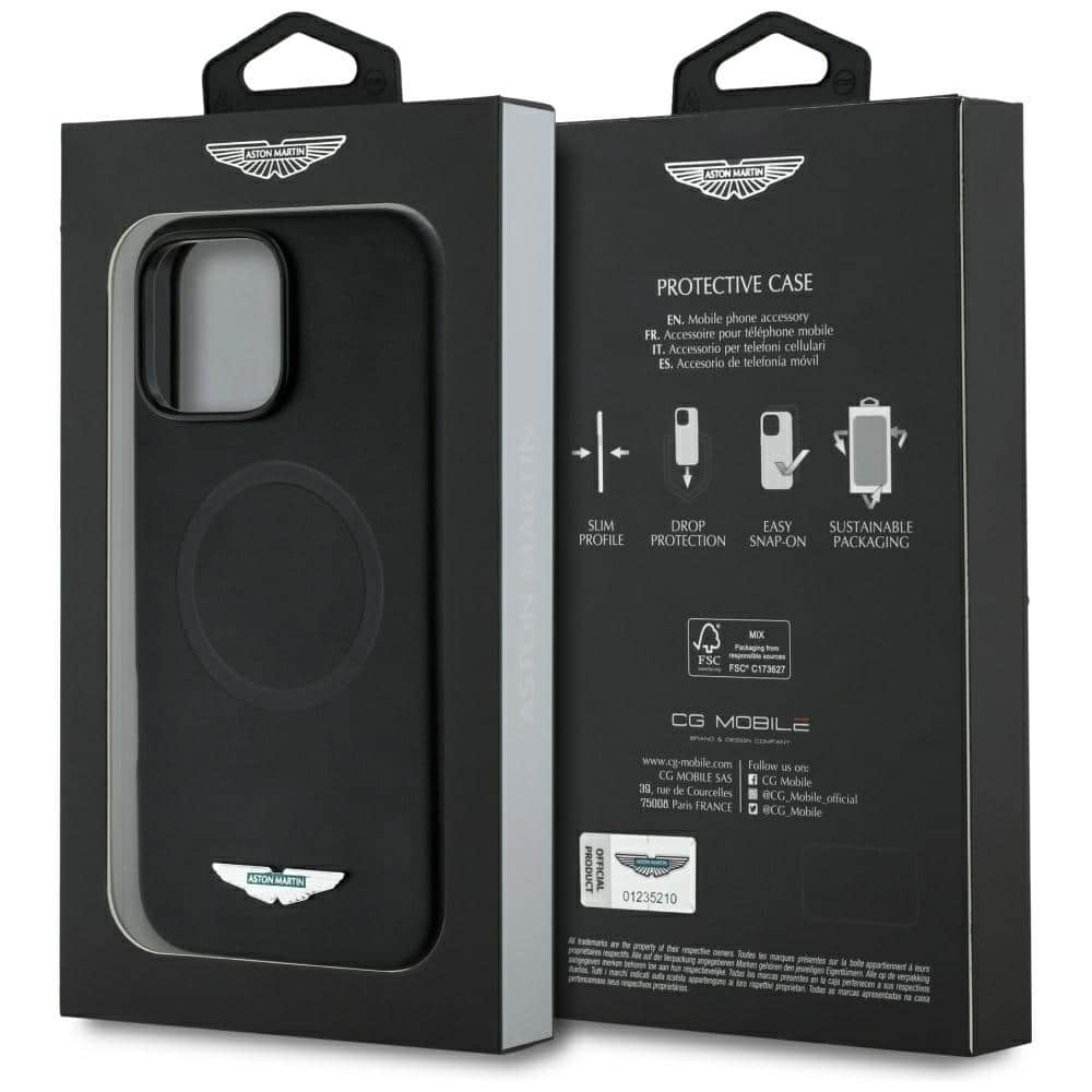 Aston Martin HC FW Logo - θήκη για Apple iPhone 16 Pro - Μαύρο - Image 8