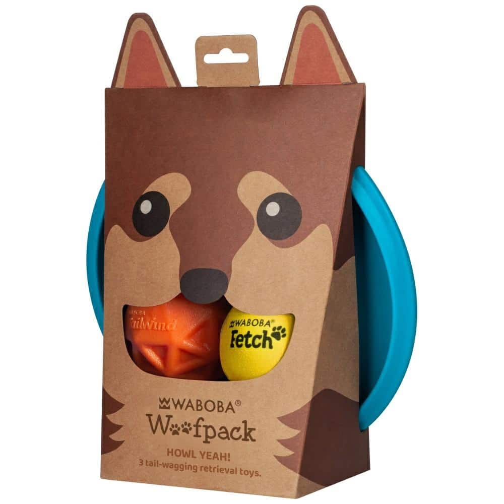 Σετ σκύλου Waboba Woofpack 2 μπάλες 1 φρίσμπι - Image 2
