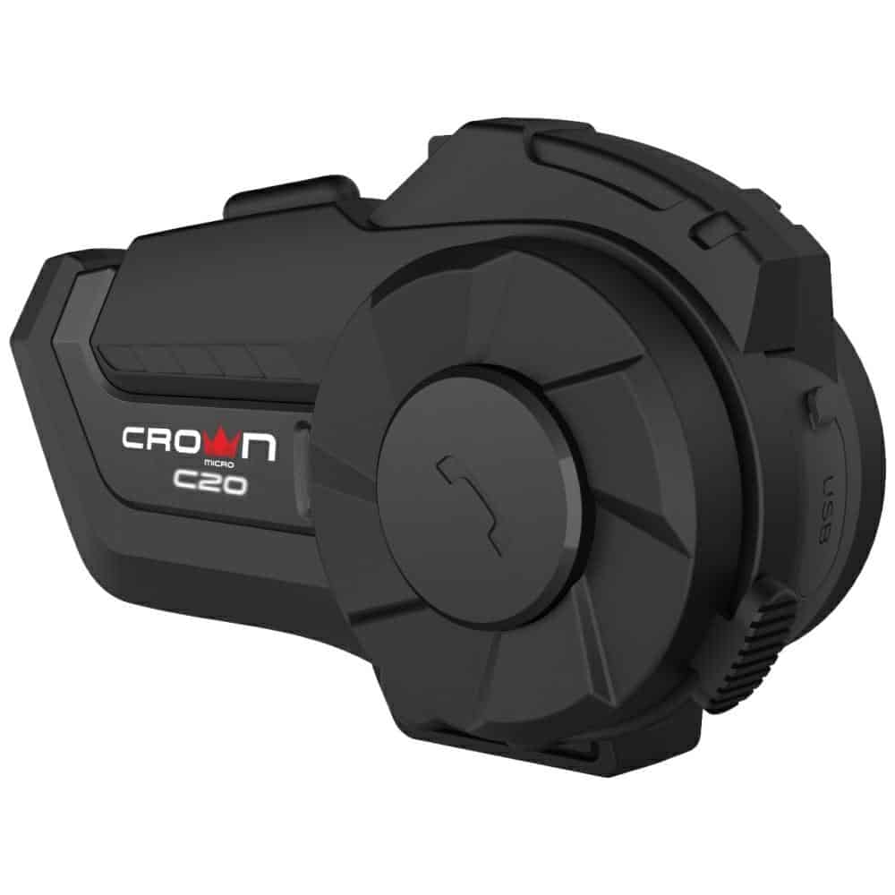 Ενδοεπικοινωνία μοτοσικλέτας Crown C20 Bluetooth 5.1 μαύρο - Image 5