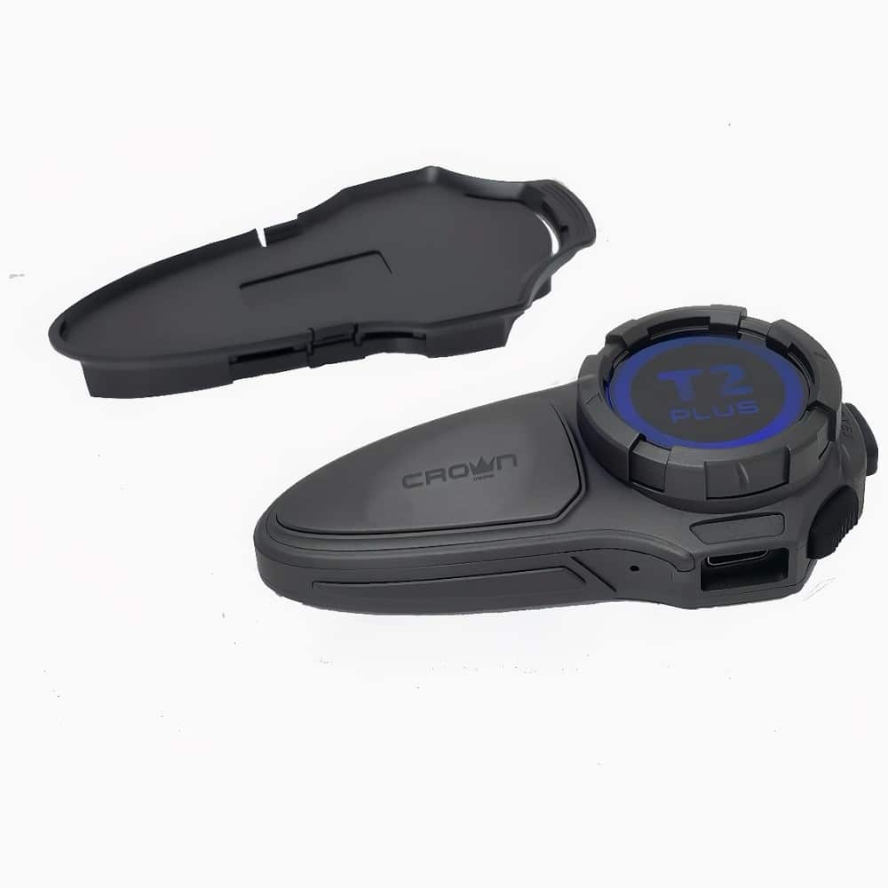 Ενδοεπικοινωνία μοτοσικλέτας Crown C200 Mesh Bluetooth μαύρο - Image 3