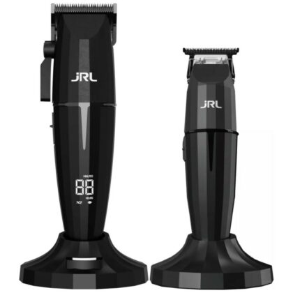 Σετ 2 σε 1 JRL Onyx Clipper + Trimmer Onyx με δύο σταθμούς φόρτισης, μαύρο